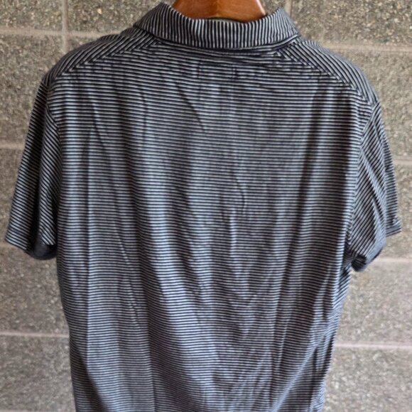 Relwen Navy/White Ringspun Polo - Men's L - Picture 2 of 3